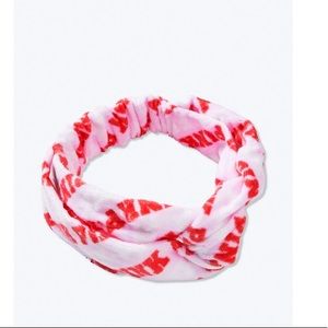 VS~PINK Plush Towel Headband💗PINK Logo💗